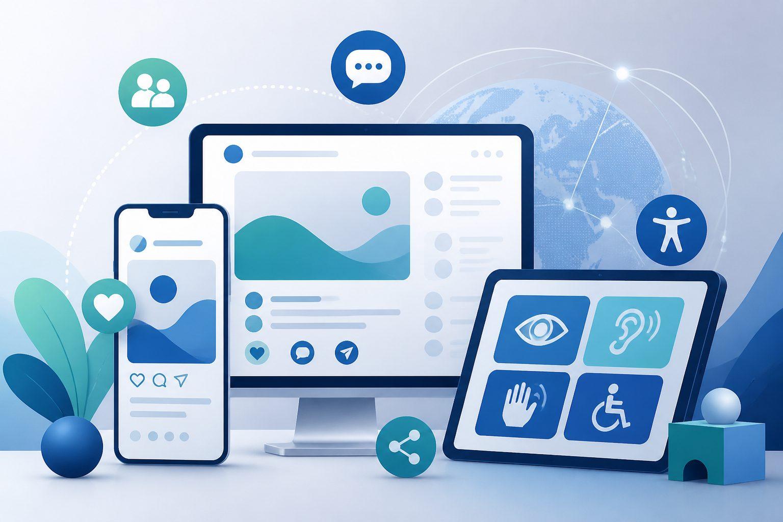 Creating a digitally accessible social media presence