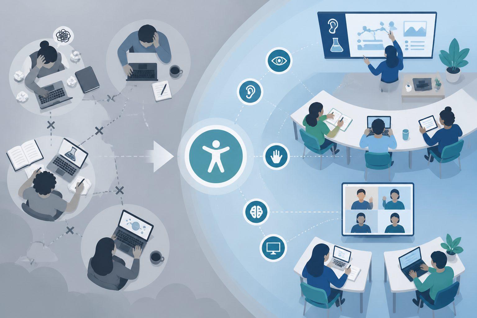 Creating accessible hybrid college courses
