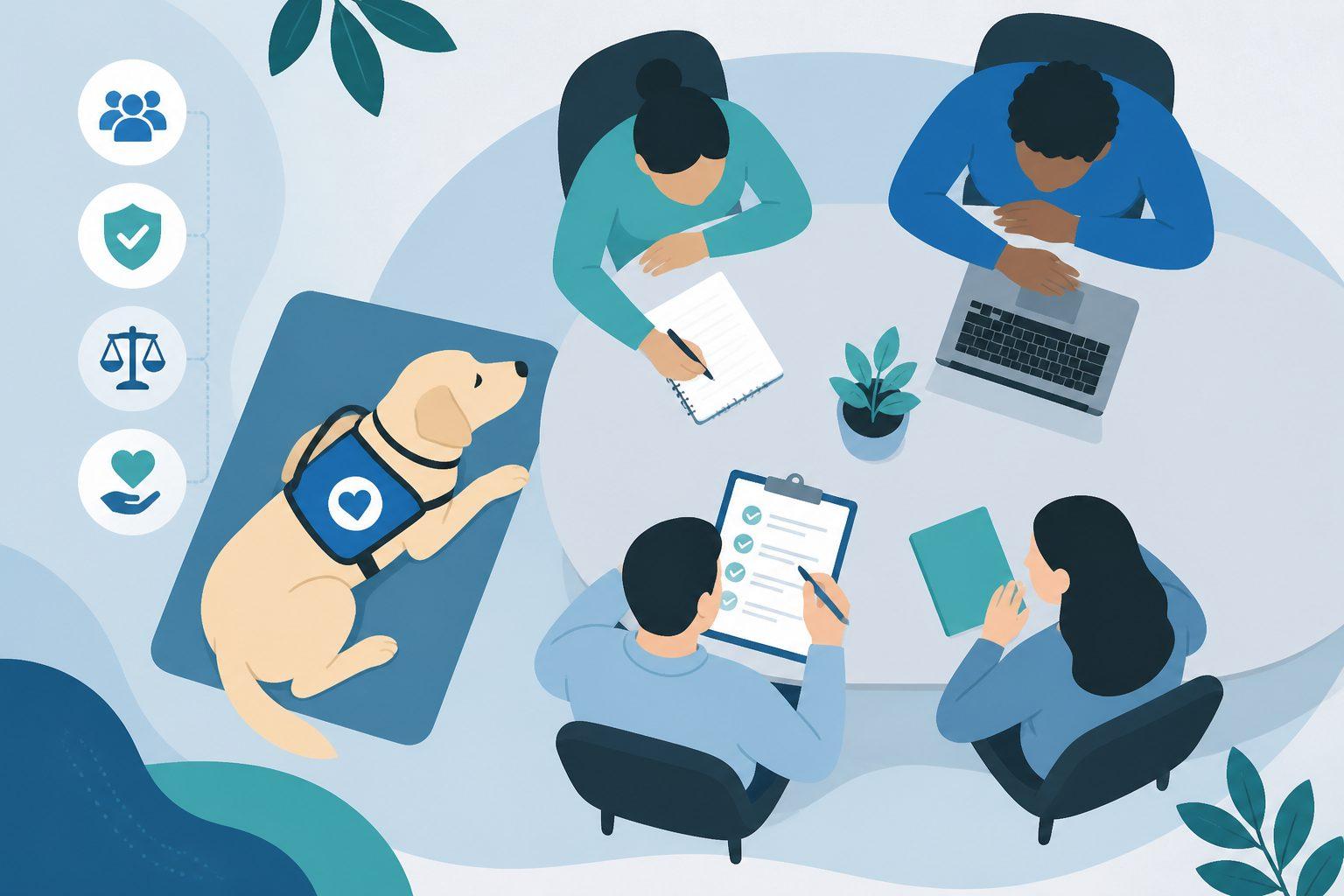 Managing a Service Animal with Other Employees