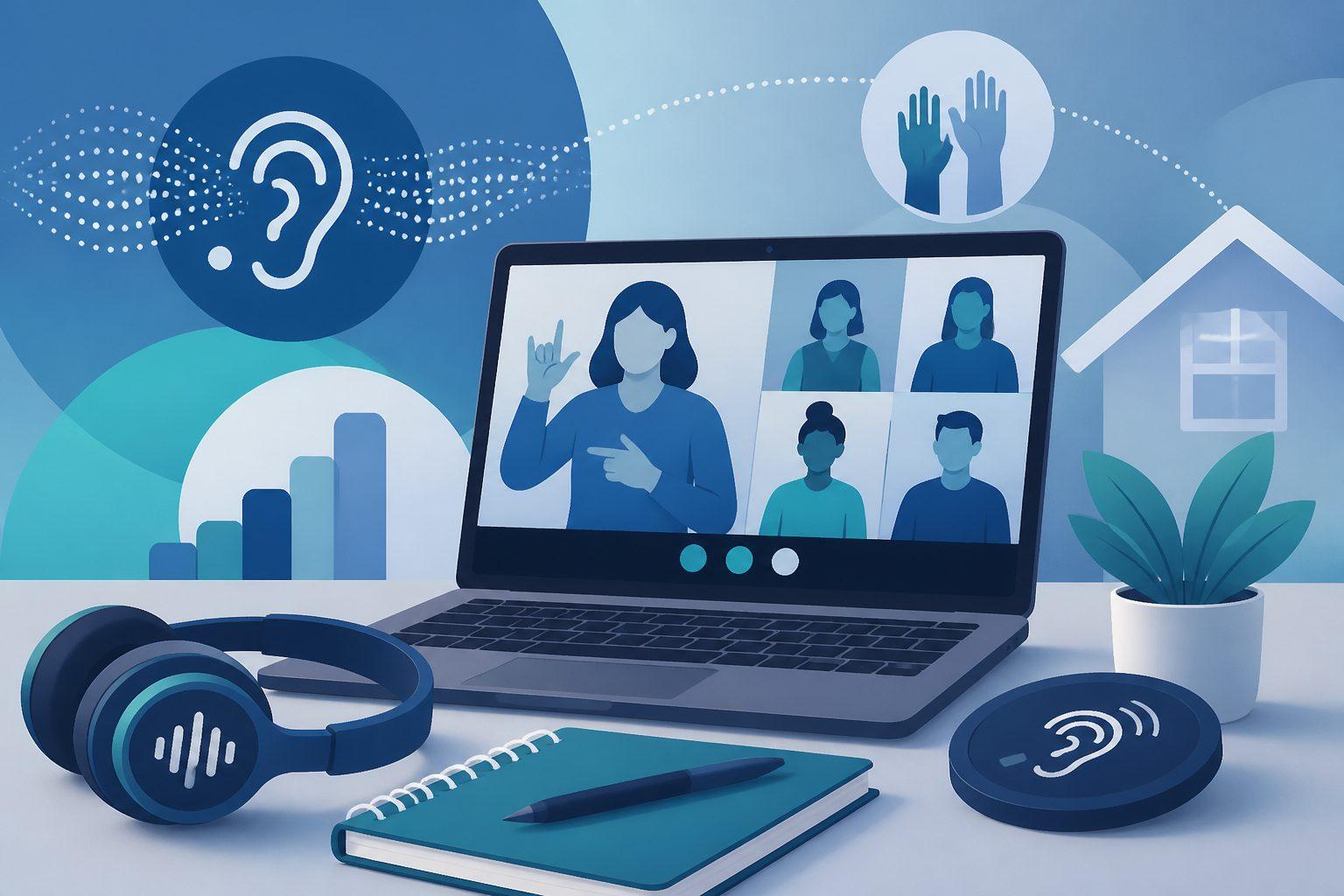Remote Learning Accessibility for Students Who Are Deaf/Hard of Hearing