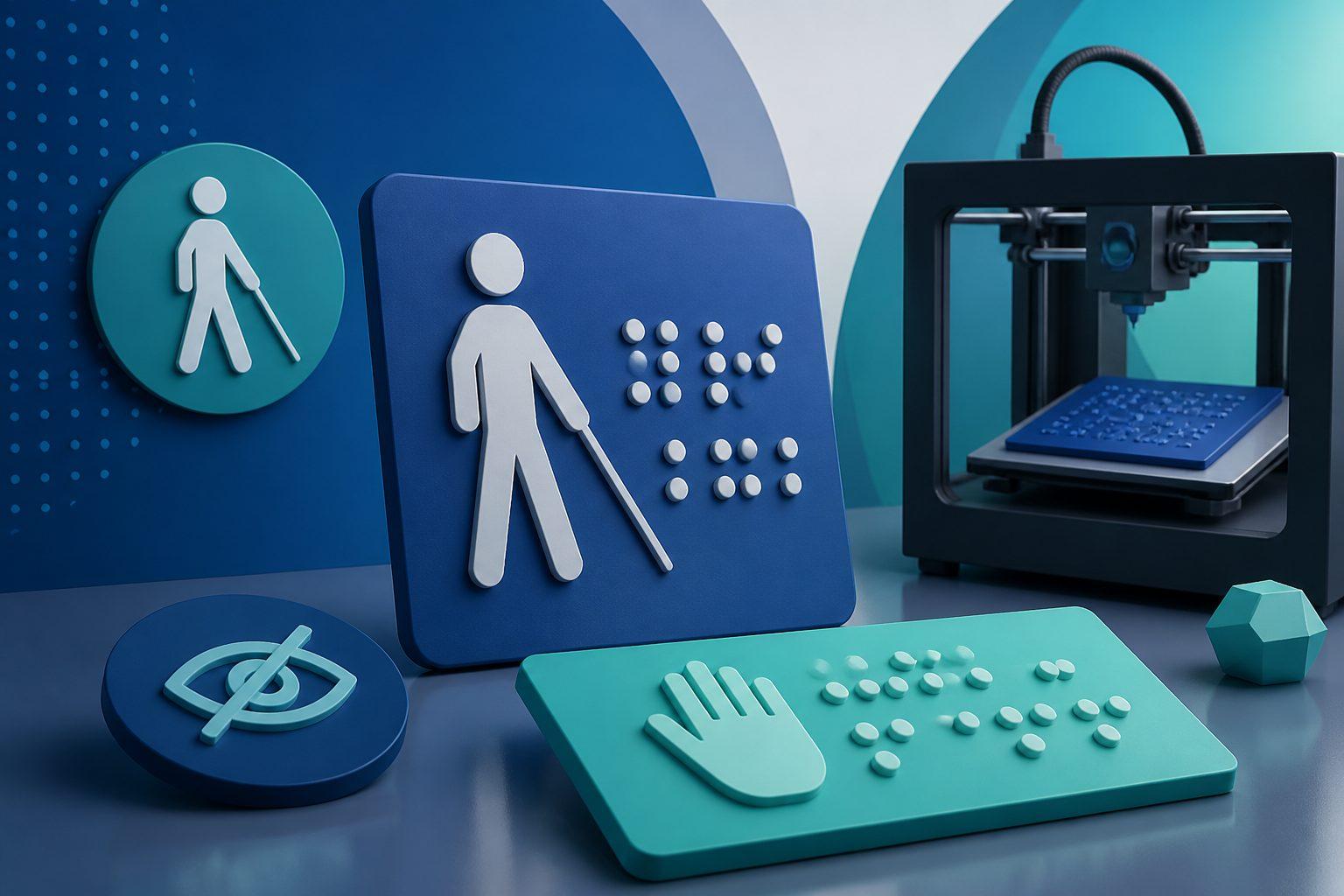 Using 3-D Printers for Tactile Signage